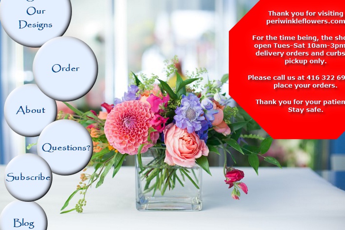 See Our Designs | Periwinkle Flowers Toronto florist